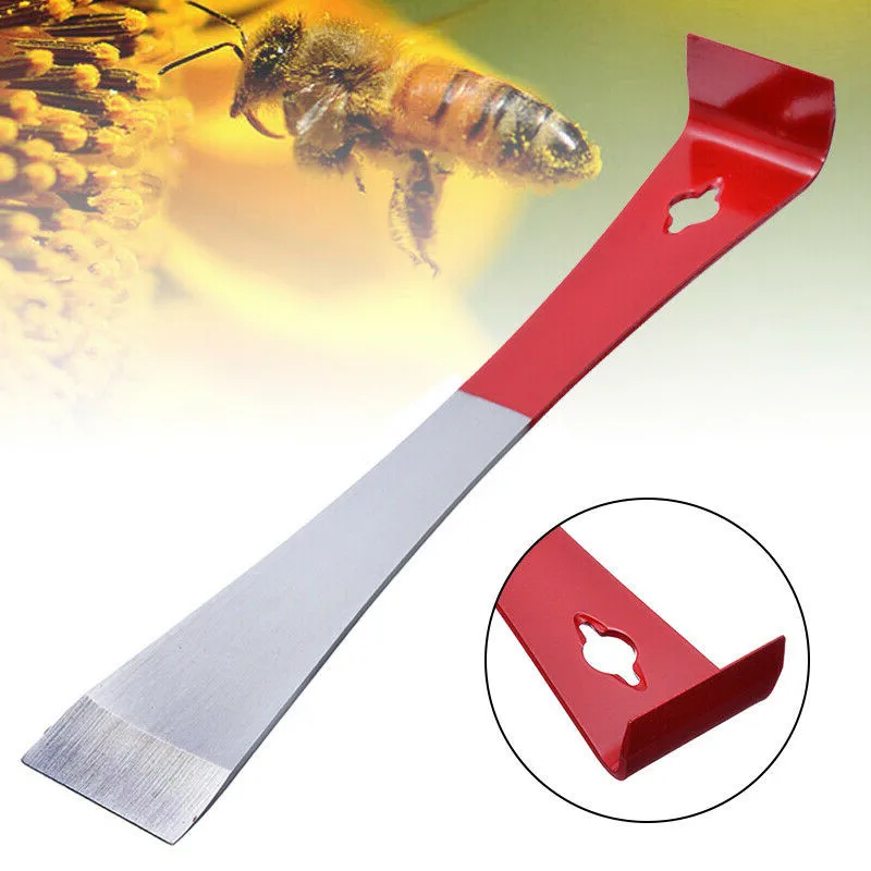 

VOGVIGO Stainless Steel Honey Type Hive Scraper Tool Bee Keeper Flat Knife Equipment Beekeeper Extractor Scraper Beekeeping Tool