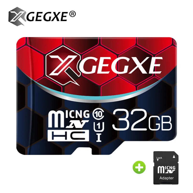 Карта памяти XGEGXE 8 ГБ 16 ГБ 32 ГБ 64 Гб 256 Гб класс 10 U1 Micro SD 128 ГБ de memoria высокоскоростная флеш-карта памяти TF микро SD для смартфона стол - Емкость: 32GB-Adapter
