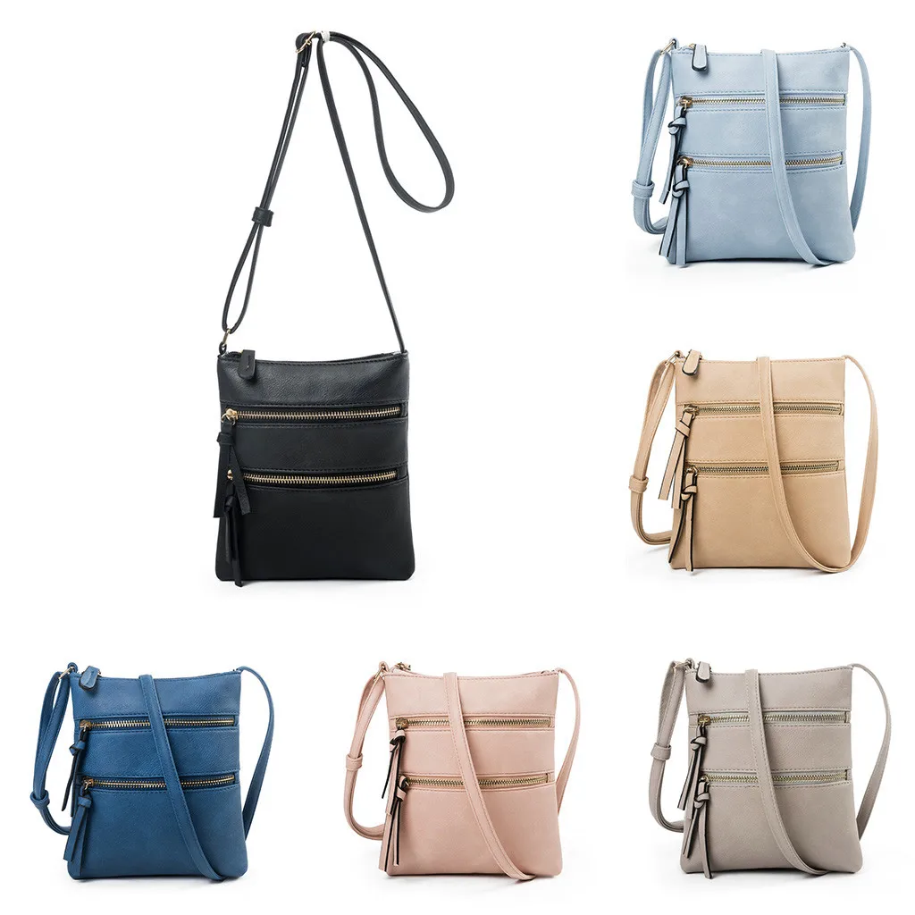

Women New Functional Multi Pocket Crossbody Bag Messenger Shoulder Bag