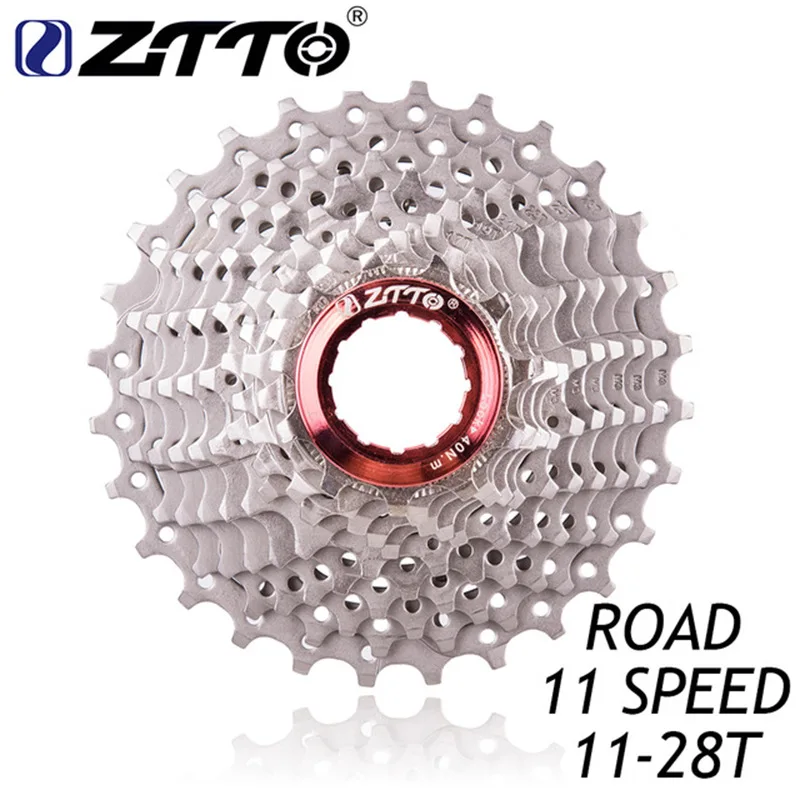 11S 28T Велосипед Freewheel 11S 11-28 32 34 36 46 50 52T на MTB дорожный велосипед Радуга Кассетный Маховик гравийная Звездочка HG система SLR2 - Цвет: 11S 28T