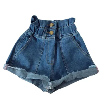 

DFXD 2020 Summer Clothing Toddler Girl Denim Shorts New Cotton Casual High Waist Blue Jeans Pants For 2-7T Baby Girls Shorts