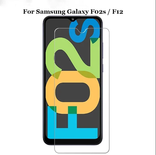 Для Samsung Galaxy F02s / F12 6 5 &quotпрозрачное закаленное стекло 9H 2.5D Премиум-защитная пленка