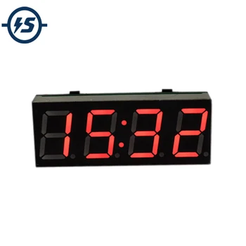 

Red 4Bit LED Electronic Clock Display Module Date Display Thermometer Voltmeter Real Time Clock