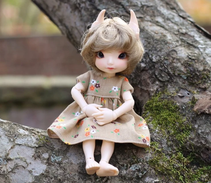 BJD кукла Haru 1/6 Размер Yosd спящее лицо бесплатно высокое качество смолы игрушки подарок на день рождения Рождественский подарок для детей