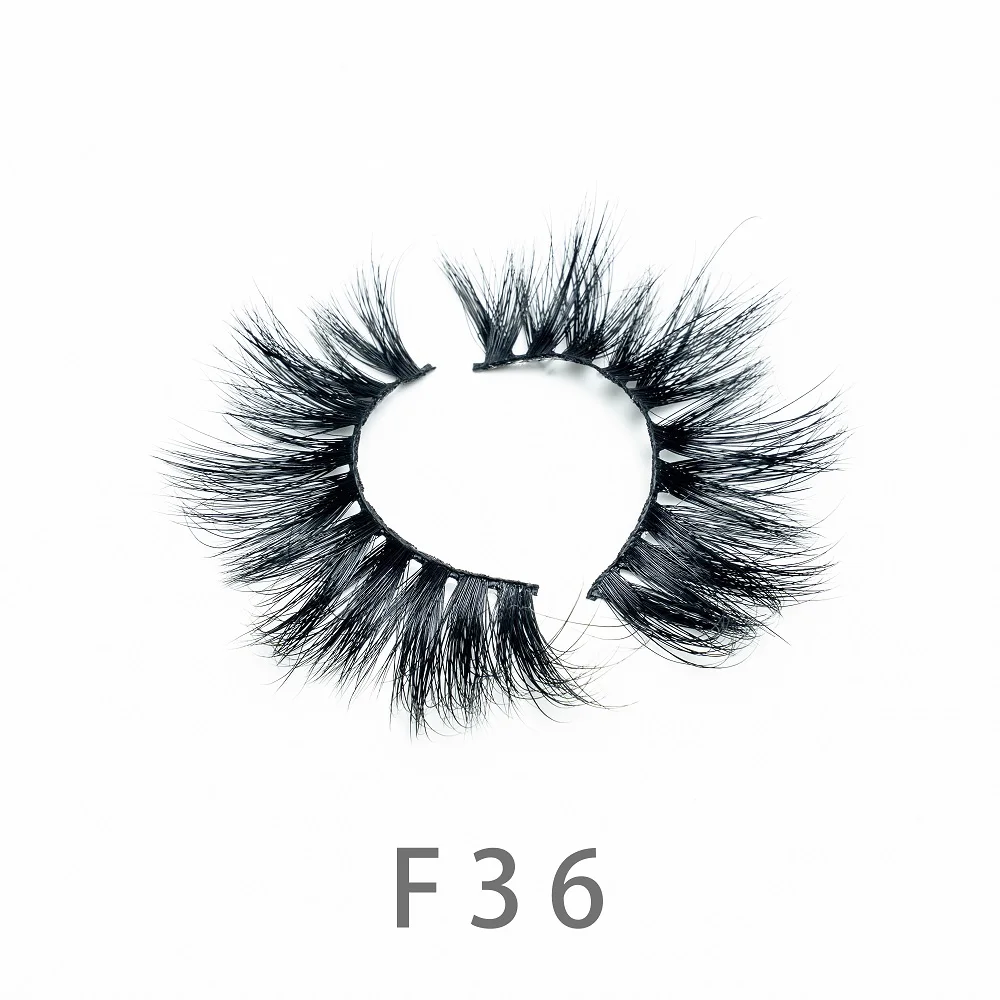 

14-18mm F36 Mink Lashes 3D Mink Strip False Eyelashes Long Lasting Lashes Natural Lightweight Mink Eyelashes Makeup Tools
