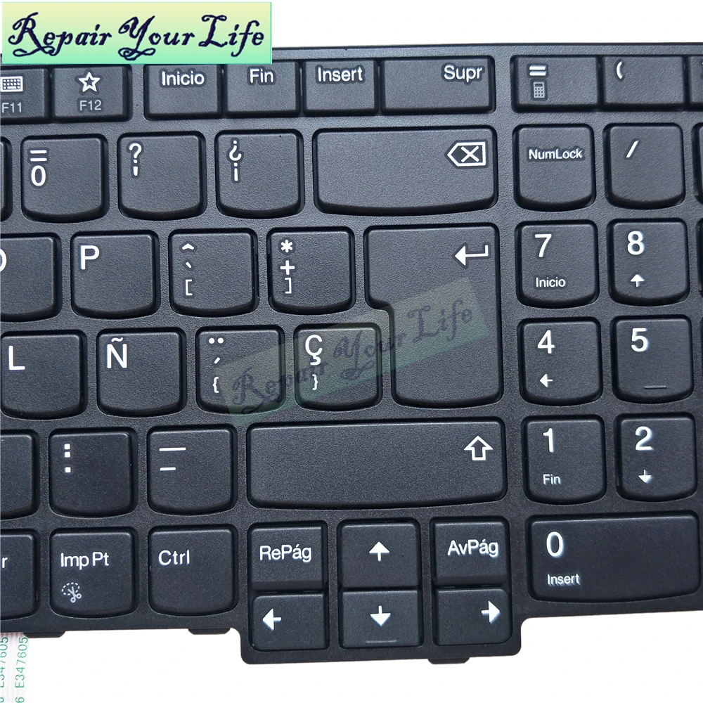 Ремонт вашей жизни Клавиатура для ноутбука lenovo Thinkpad E570 E570c E575 SP Испания язык клавиатуры