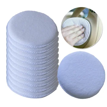 

Cleaner Pad 12.5 * 2cm Mat 10Pcs Automotive White Replacement Applicator