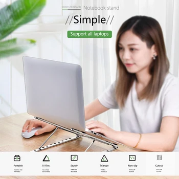 

Aluminum Alloy Laptop Stand For iPad iPhone 11 Macbook Pro Tablet Holder for Xiaomi Samsung Stand