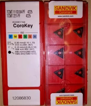 

10PCS CARBIDE INSERT TCMT 110304-PF 4225