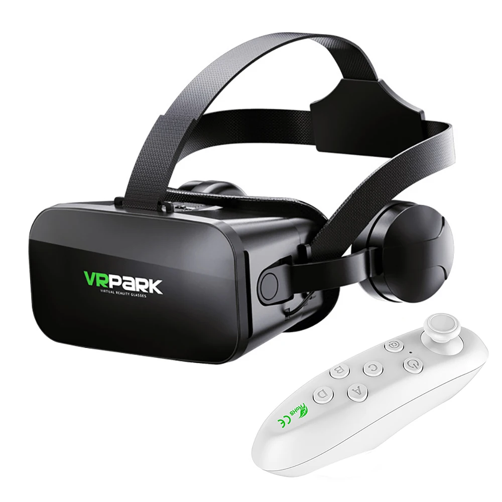 VR and Controller Rovtop 3D очки виртуальной реальности очки VRPARK J20 для iPhone Android смартфон игры с гарнитурой контроллеры Z4 - Цвет: VR and Controller