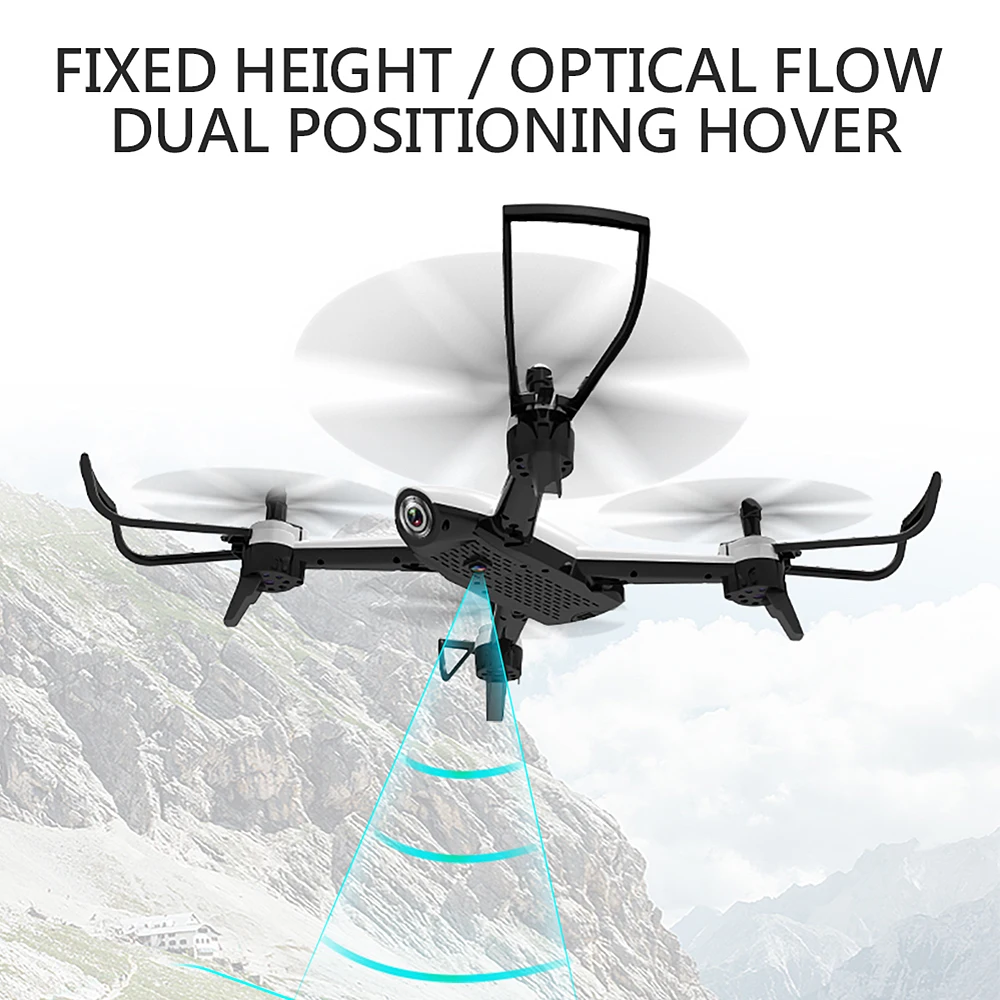 LOOZYKIT WiFi FPV RC 4K широкоугольная камера оптический поток 1080P HD Двойная камера видео Квадрокоптер игрушки для взрослых и детей