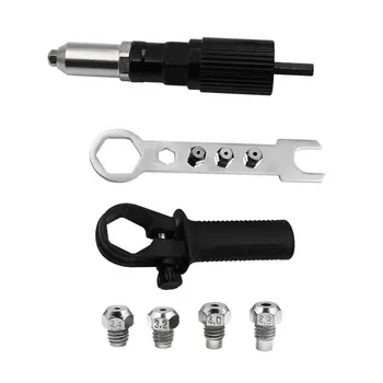 

Electric Rivet Gun Core Pull Rivet Gun Adapter Wireless Riveting Drill Adapter Riveting Tool Accessories
