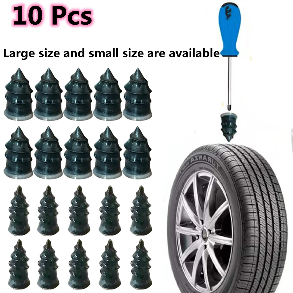 10pcs Vacuum Tyre Repair Nail for Car Trucks Motorcycle Scooter Bike