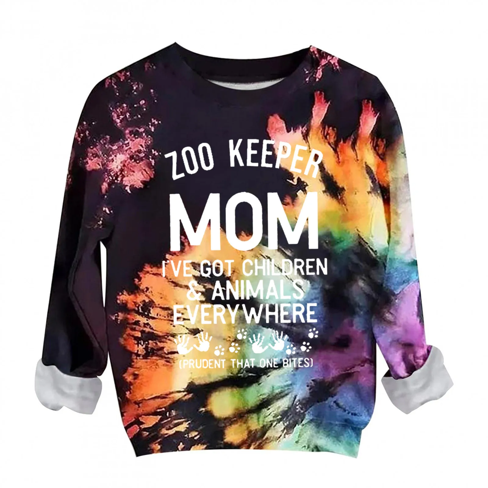 Women's Sweatshirt 2021 Fashion Hoodies For Women Shirts Tops Reverse Tie-Dye Rainbow Tops Streetwear Oversize худи оверсайз 2