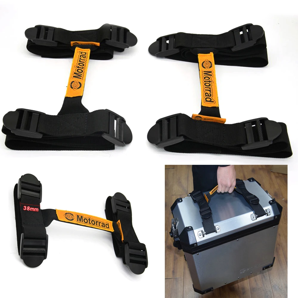 

For Aluminum Alloy Side Box Universal Motorcycle Handle Carry Rope For BMW R1200GS R1250GS F700GS F800GS F650GS ADV Adventure