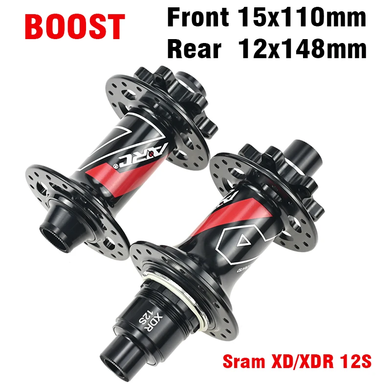Paire De Moyeux Arrière VTT 28 Trous – Traction Droite, 6 Boulons, HG XD, 8-12 Vitesses