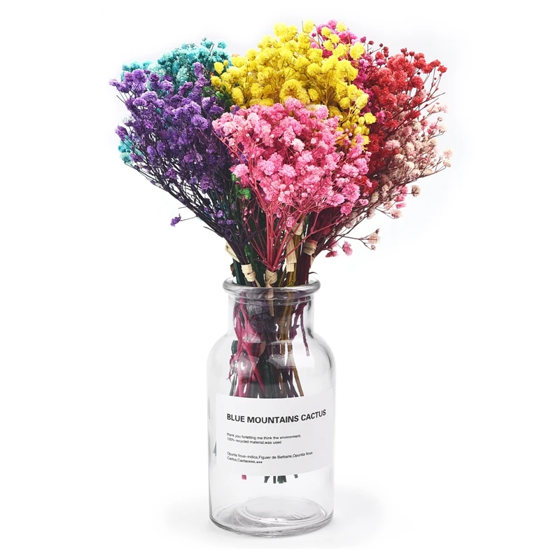 Gypsophila A Bunch Of Mini Artificial Dried Flowers Dyeing Natural Furniture Decoration Mariage Bouquet Dry Flower | Дом и сад