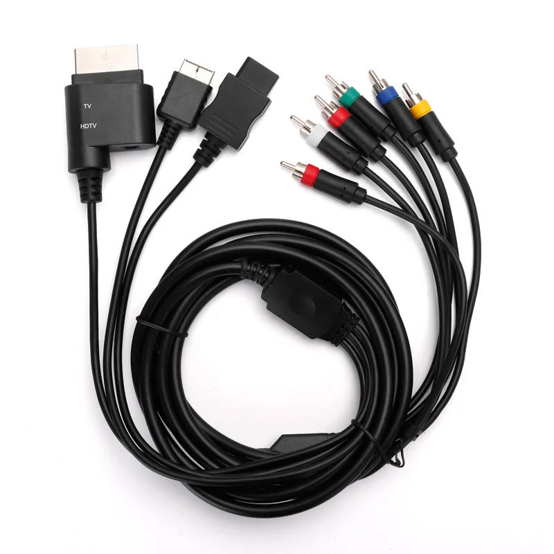 Ps2/3用の3 in 1 avケーブル,高品質,xbox360用,wii u用 - AliExpress