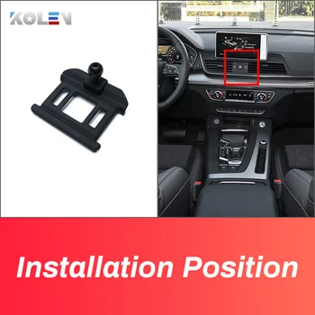 Supporto per telefono cellulare per auto per Audi Q5 2019 2020 supporto per gravità GPS supporto speciale per presa d'aria supporto per staffa di navigazione accessori - Supporto per telefono cellulare per auto per Audi Q5 2019 2020 supporto per gravit GPS