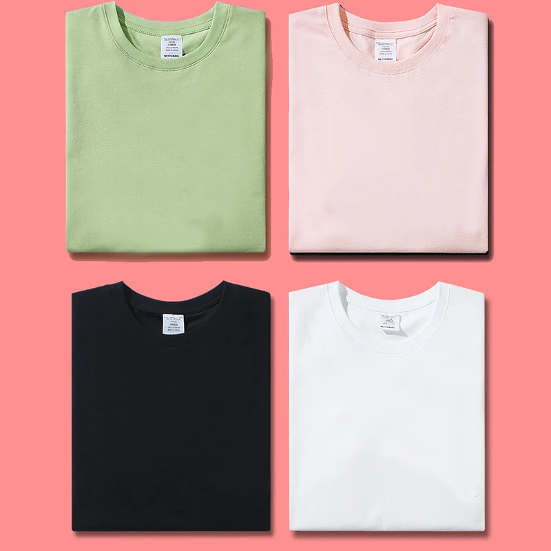 Простая Женская футболка Базовая Хлопковая женская розовая белая женская футболка однотонная стильная женская футболка