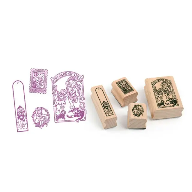 Vintage  Decoration Stamp Set DIY wooden rubber stamps for scrapbooking standard 3