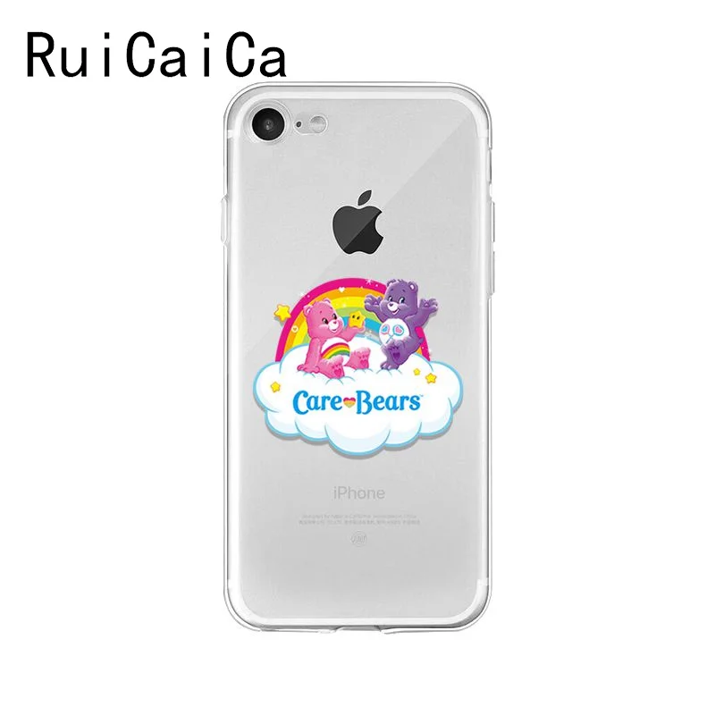 Ruicaica розовый Care Bears рисунком в виде радуги покупателей качество чехол для телефона чехол для iPhone 6S, 6 plus, 7, 7 plus, 8, 8 Plus, X Xs Макс 5 5S XR 10 - Цвет: A3