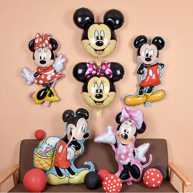 Disney алюминиевый детский воздушный шар с Микки и Минни подарок на день рождения