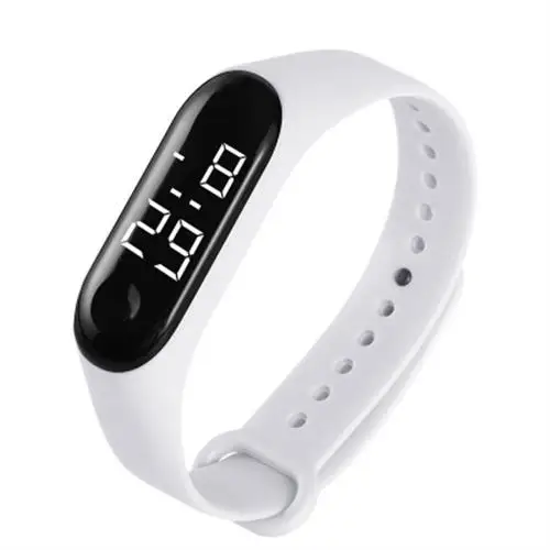 M3 Led Wristwatch Fitness Color Screen Smart Sport Bracelet Activity Running Tracker Heart Rate for Men Women Silicone Watch