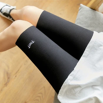

2020 New Leggings Fashion Summer Five-point Pants Thread Anti-lighting Cycling Pants Ladies Cotton High Waist Leggings Shorts
