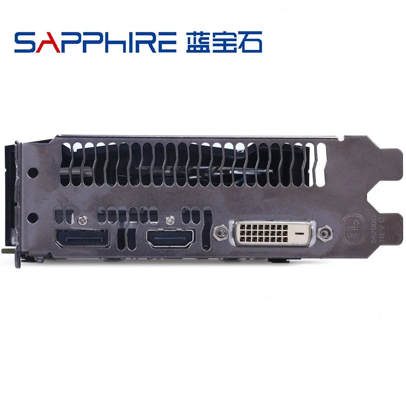 Видеокарта SAPPHIRE RX460 2G B GDDR5 для видеокарт серии AMD RX 400 7000MHz Radeon RX 460 2G RX460-2G B HDMI DVI б/у