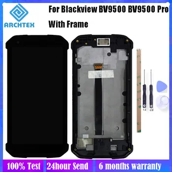 

For Original Blackview BV9500 BV95000 Pro LCD Display + Touch Screen with Frame Digitizer Assembly Parts 100% Tested Free Tools
