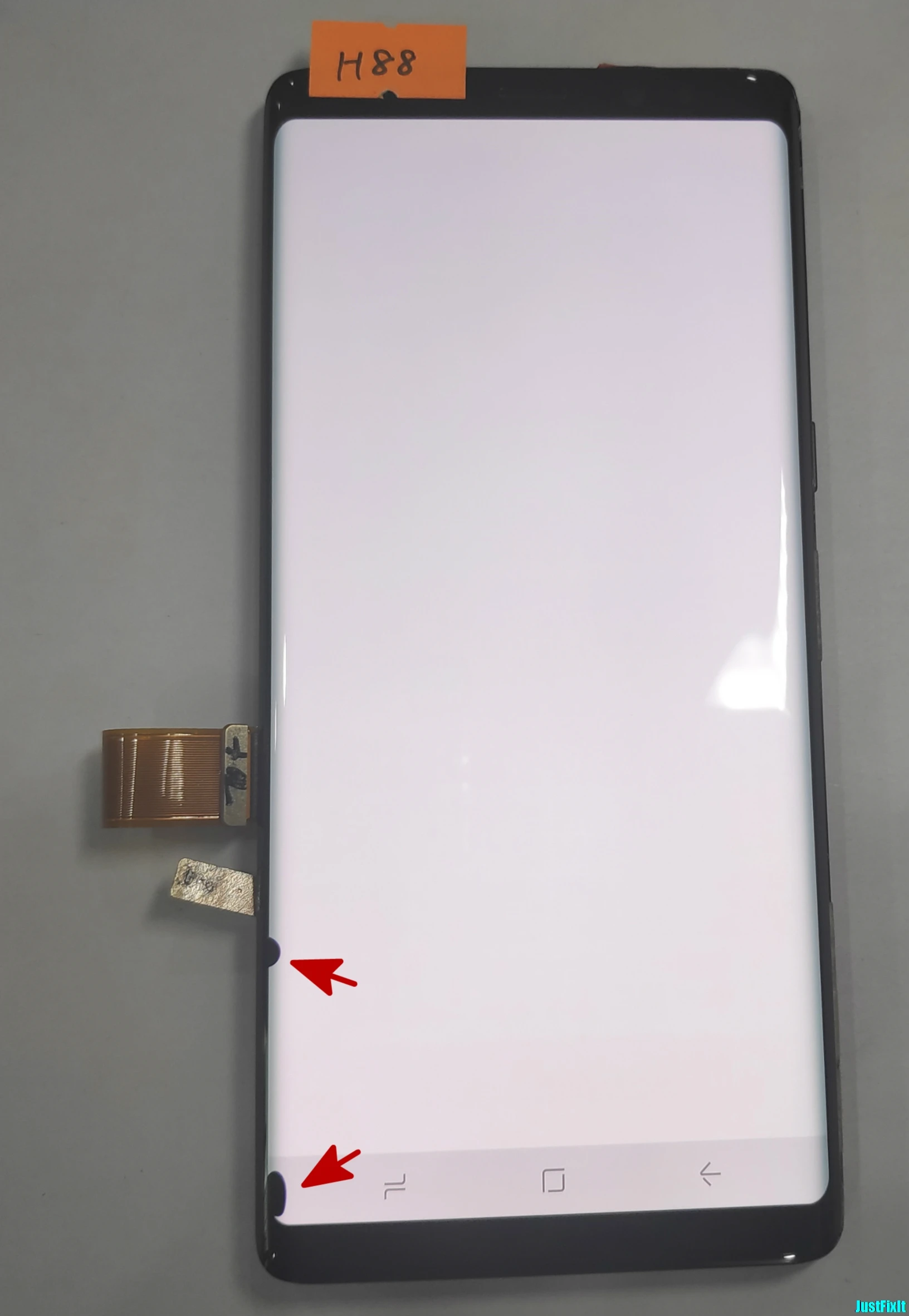 H88 Для samsung Galaxy Note 8 N9500 N950FD N950U дефект ЖК-дисплей кодирующий преобразователь сенсорного экрана в сборе 6," Super Amoled - Цвет: H88