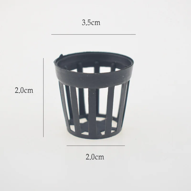 5pcs/lot Fish Tank Plants Planting Basket Plants Cup Packing for Medium Tissue Culture Basin Plastic Basket