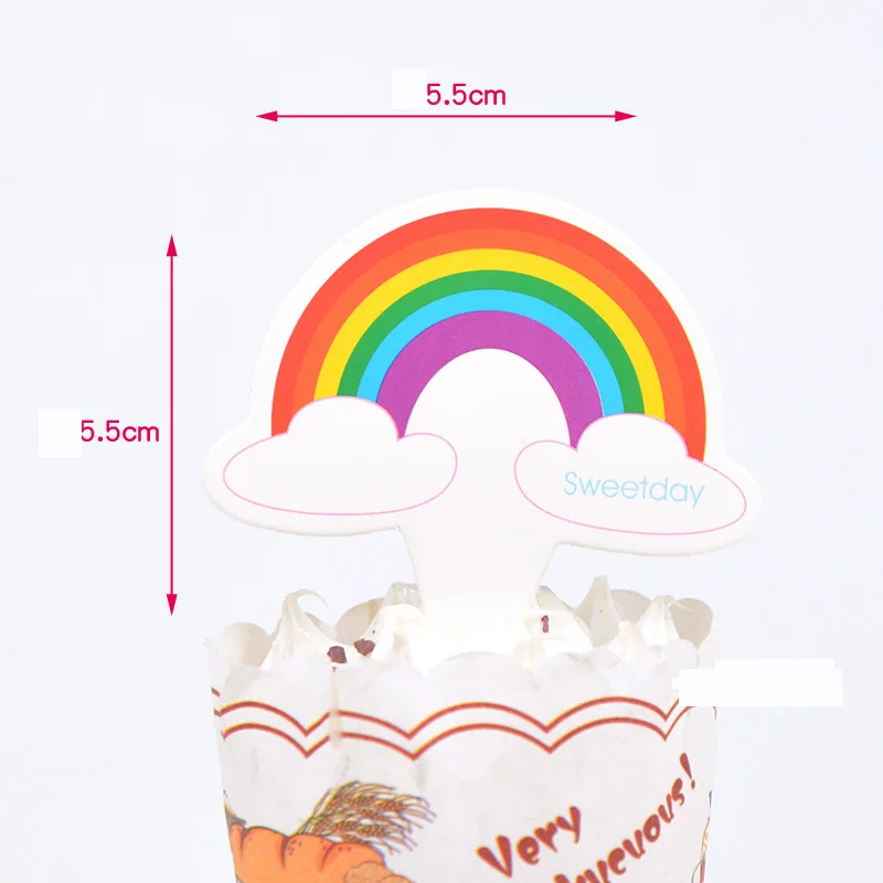 10 шт./лот бумажный мультяшный воздушный шар Hello Kitty Медведь Свинья с днем рождения кекс Топпер детский душ принадлежности для юбилейной вечеринки