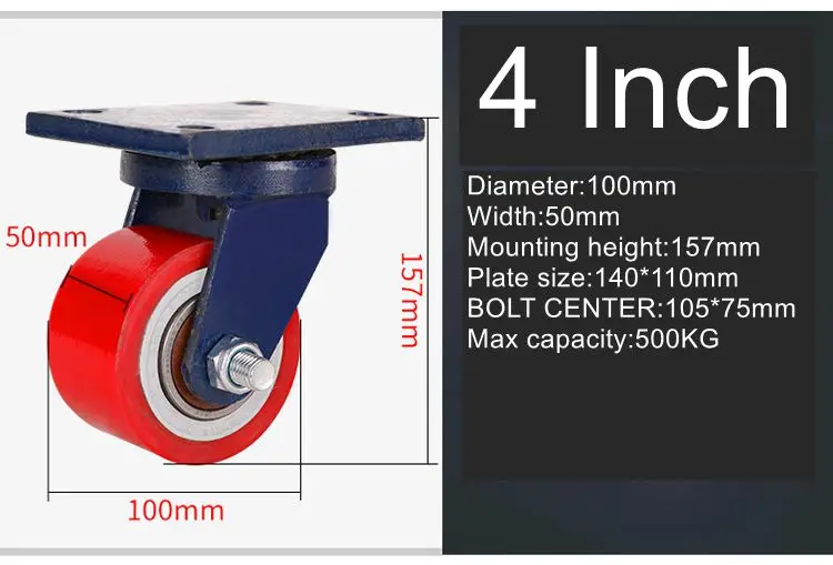 Casters 5 Pcs/Lot Casters 1.5-inch White Pp Screw Universal Caster M6cm Thread Roller Diameter 4cm Display Frame Wheel Universal Wheel Color : 5 Pcs, Size : 1.5 Inch Casters 5 Pcs/Lot Casters 1.5-inch White Pp Screw Universal Caster M6cm Thread Roller Diameter 4cm Display Frame Wheel Universal Wheel Color : 5 Pcs, Size : 1.5 Inch