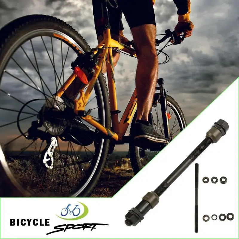 

MTB Mountain Road Bike 10mm Carbon Steel Rear Axle Hub Shaft Outdoor Riding Bicycle Parts
