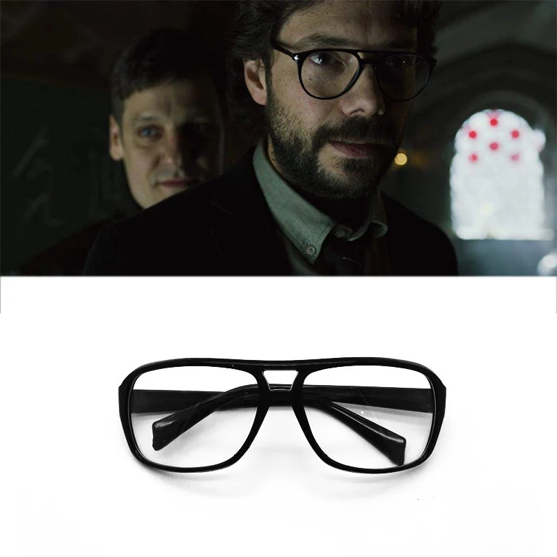 La casa De papel Money Heist El Professional Eyewear Sergio Marquina очки для косплея маска реквизит