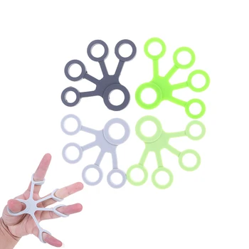 

1Pcs Silicone Finger Gripper Strength Trainer Resistance Band Hand Grip Wrist Yoga Stretcher Finger Expander Exercise