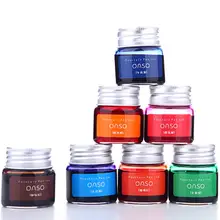 1 шт., 20 мл, чистый цвет, авторучка, чернила, авторучка, чернильные принадлежности, перьевые ручки для перьевых ручек, школьные канцелярские принадлежности X6R1