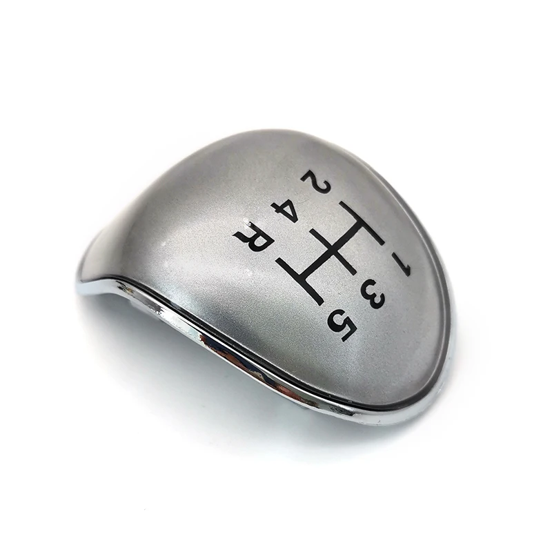 

5 Gear Car Gear Shift Head Cover Silver For Ford Focus