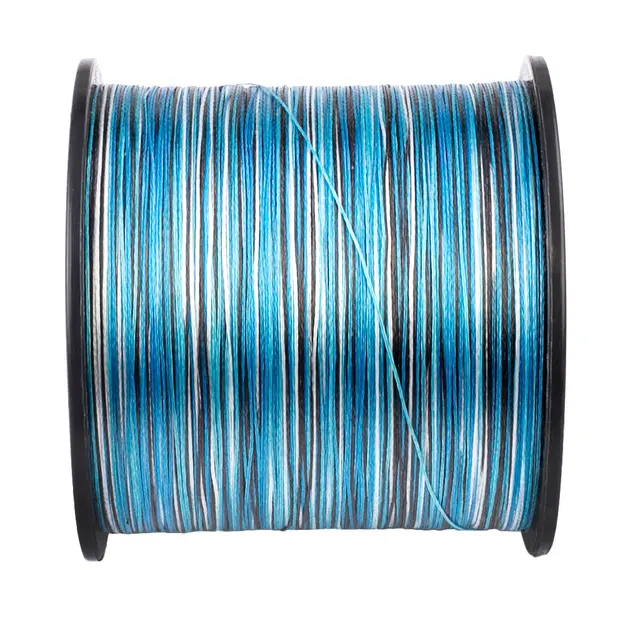 Dorisea 100M~2000M Blue White Black Mixed Pe Braided Fishing Line Camo  6LB~300LB