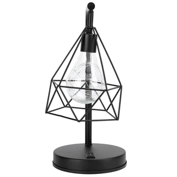 

Simple Style Table Bedside Lamps 11 8 in Table Light Iron Table Light High Brightness Modeling for Dining Room Bar Bedroom
