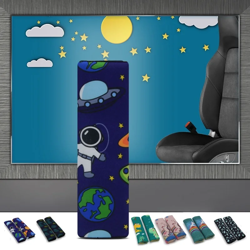 Cute Car Seat Belt Covers for Kids Vehicle Shoulder Pads Safety Belt