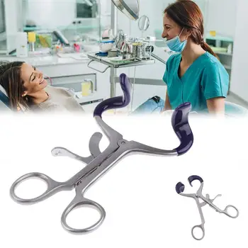 

Dental Mouth Retractor Orthodontic Opener Oral Stainless Steel Molt Scratch-proof Surgical Instrument Dental Examination Tool