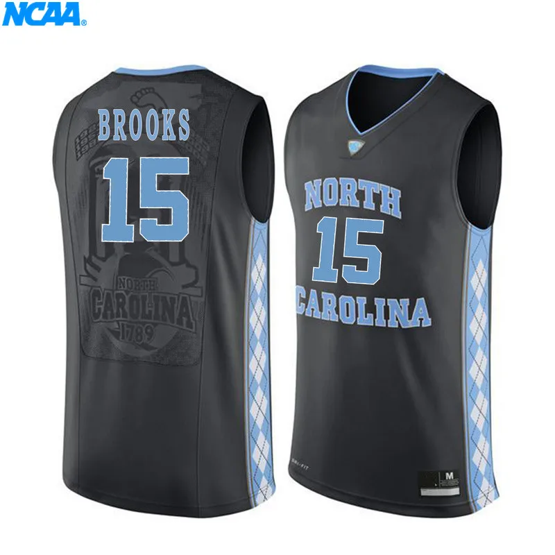 Новое поступление, высокое качество, NC STATE GOODWIN#9 North Carolina BROOKS#15, футболка, спортивные майки, S-XXXL