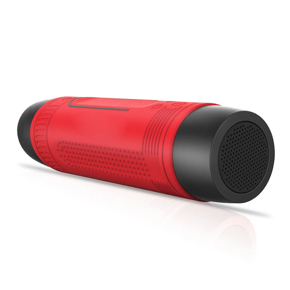 Red Мини беспроводной динамик для велосипеда+ монтажная Колонка Bluetooth динамик fm-радио водонепроницаемый портативный звуковой БЛОК Открытый бумбокс - Цвет: Red
