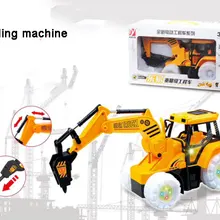 28*11,5*15,5 см Моделирование RC бурение строительный грузовик, инженерный Транспорт модель с светодиодный эффект детская игрушка подарок на день рождения