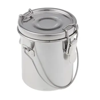 

Turpentine oil Brush Cleaner Artist Stainless Steel Washer Anti leak Lid Pot