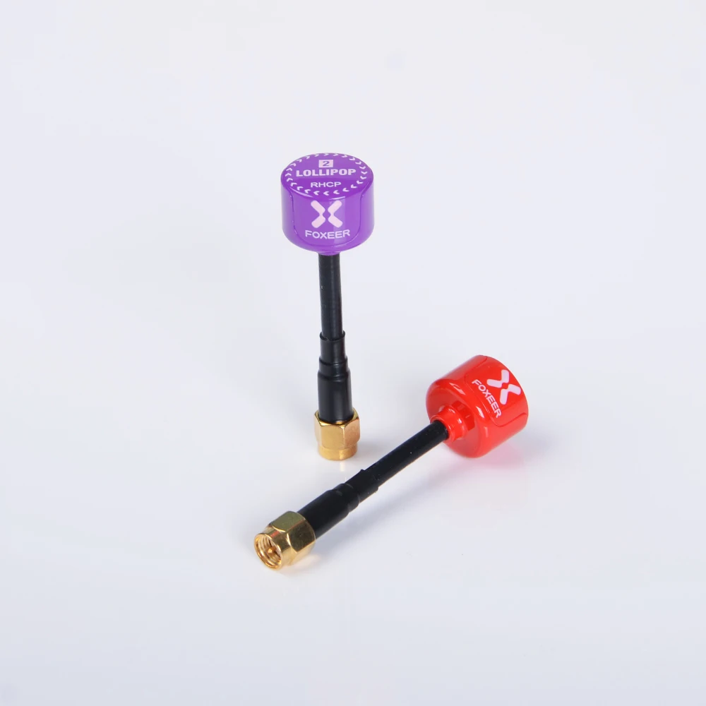 

Hot 2pcs Foxeer Lollipop 2 V2 Antenna 5.8G 2.3Dbi TX RX RHCP FPV SMA RPSMA UFL Straight/Angle MMCX Antenna FOXEER ClearTX Transm