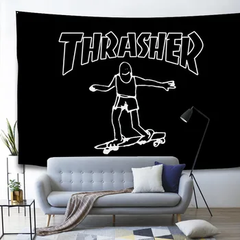 

9 Styles Decoration Trendy Lettered Tapestry Street Graffiti Art Hanging Cloth Polyester Material Background Decorative Painting